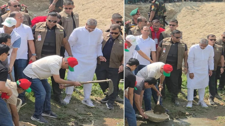 Dinajpur: PM Starts Canal Excavation Drive