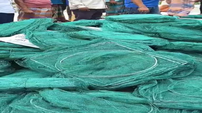 Illegal Current Nets Worth Tk 2 Million Seized and Destroyed in Chitalmari