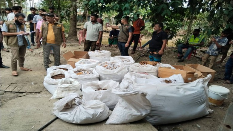 Huge Cache of Suspected Fake Derby Cigarettes Seized in Morelganj