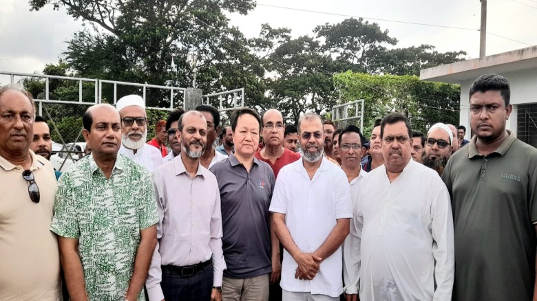Chinese Delegation Visits Proposed Khan Jahan Ali Airport Site in Bagerhat
