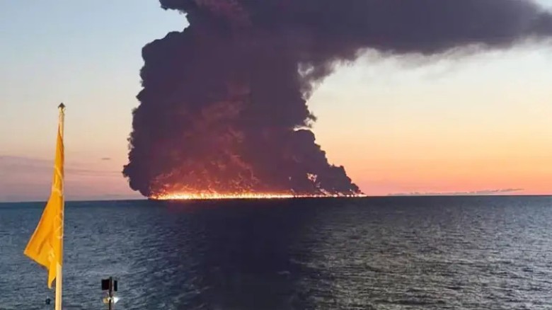 Drone Strike Hits Oil Tanker in Black Sea, 23 Indian Sailors
