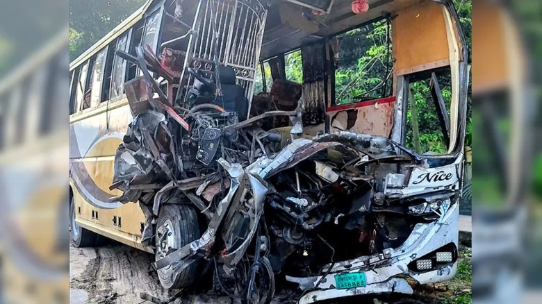 14 Killed, at Least 30 Injured in Bus-Truck Collision in Nat