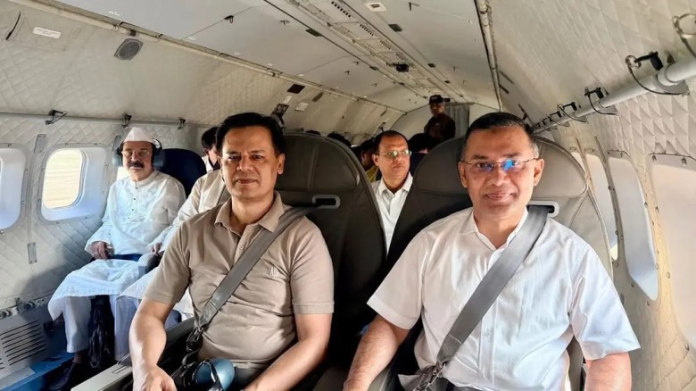 PM Tarique Rahman Heads to Rangpur to Visit Durga Puja Manda