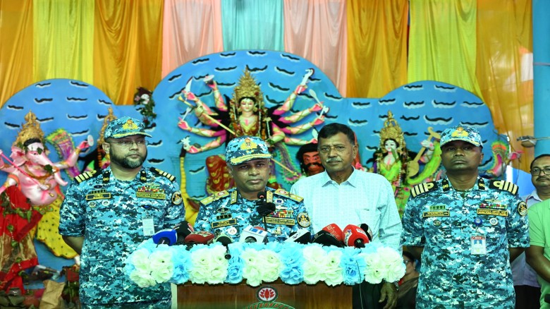 Bangladesh Coast Guard Strengthens Security for Durga Puja in Coastal Areas